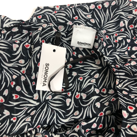 Sonoma Goods For Life Women’s Dainty Floral Belted Kimono Size OS - Picture 9 of 12